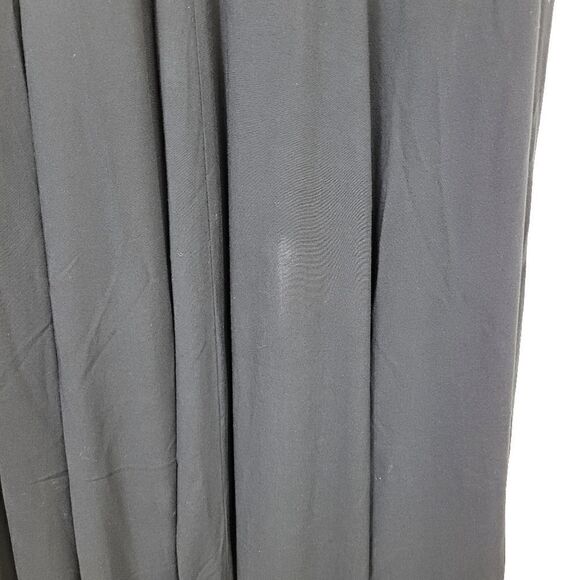 Torrid Lace-Up Challis Trapeze Maxi Dress. Black 00#019 - Picture 7 of 13